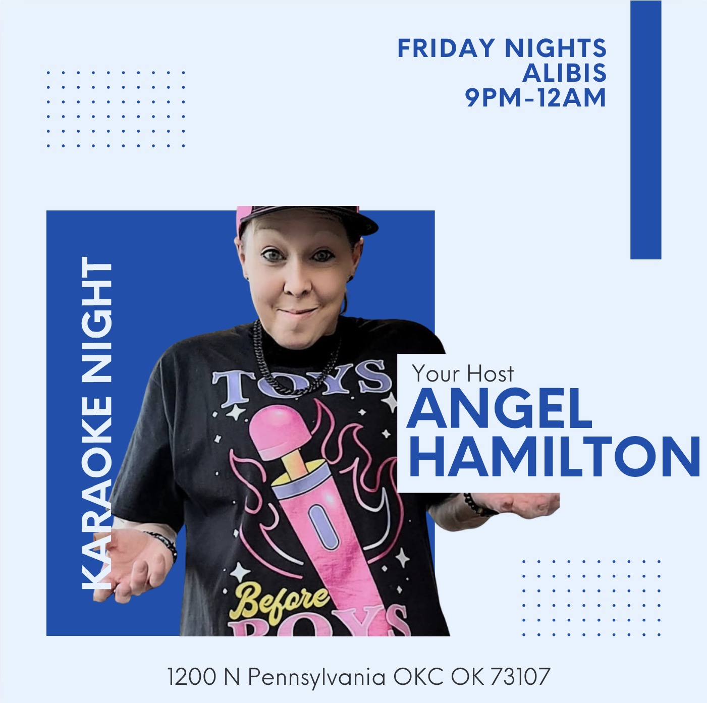 Karaoke with Angel Hamilton